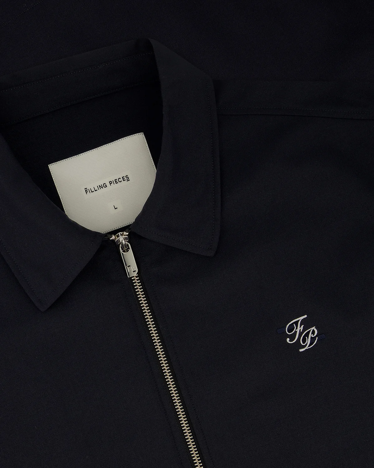 Coach Jacket Twill Wool Navy - Image 3