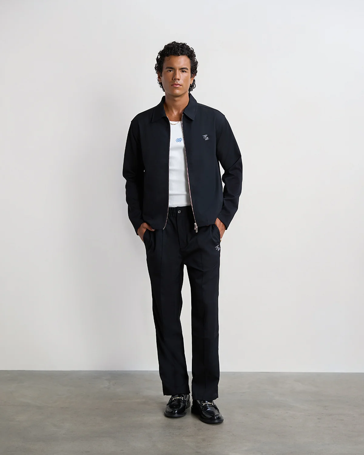 Coach Pants Twill Wool Navy - Image 4