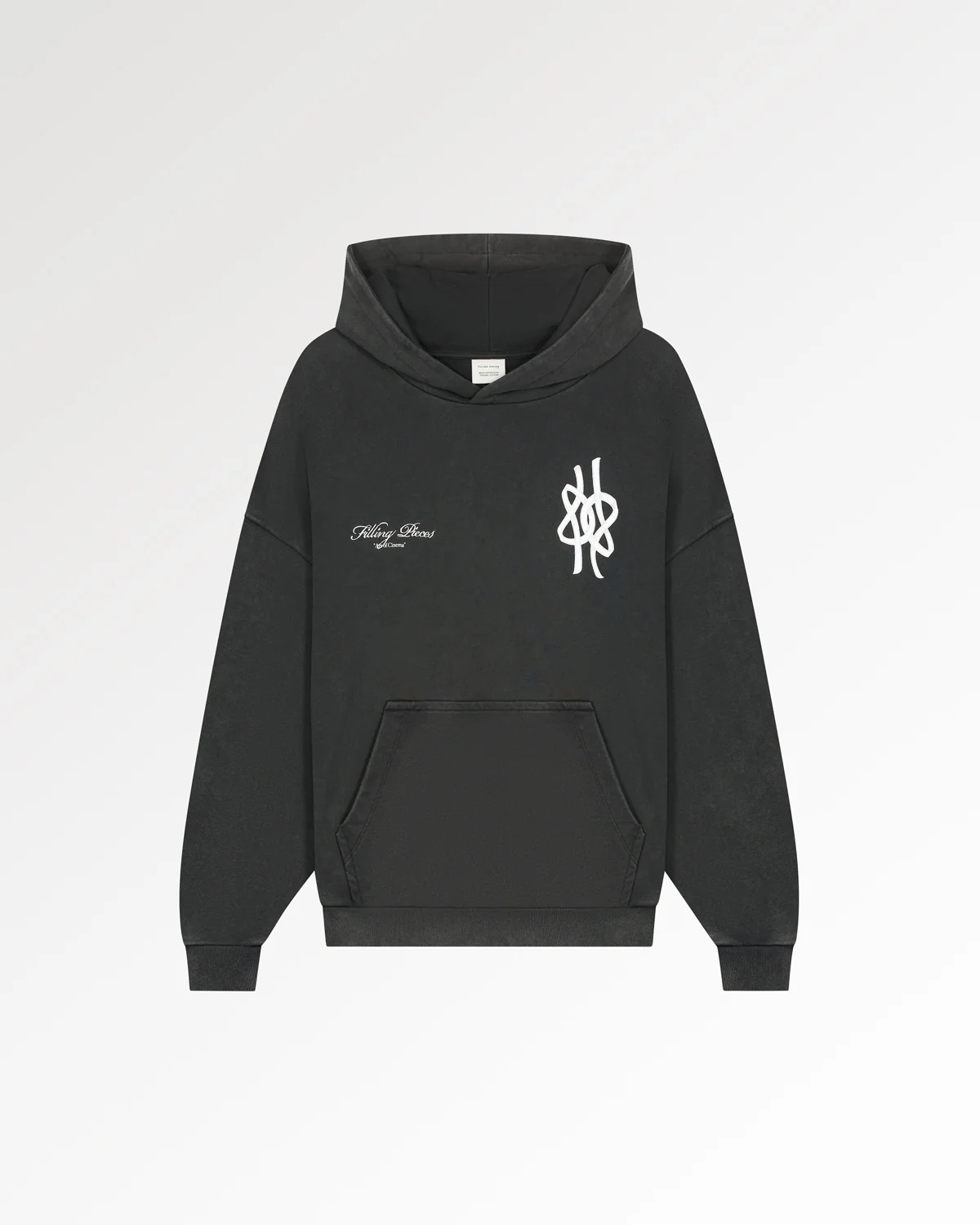 Hoodie Boxy Film Strip Vintage Black - Image 2