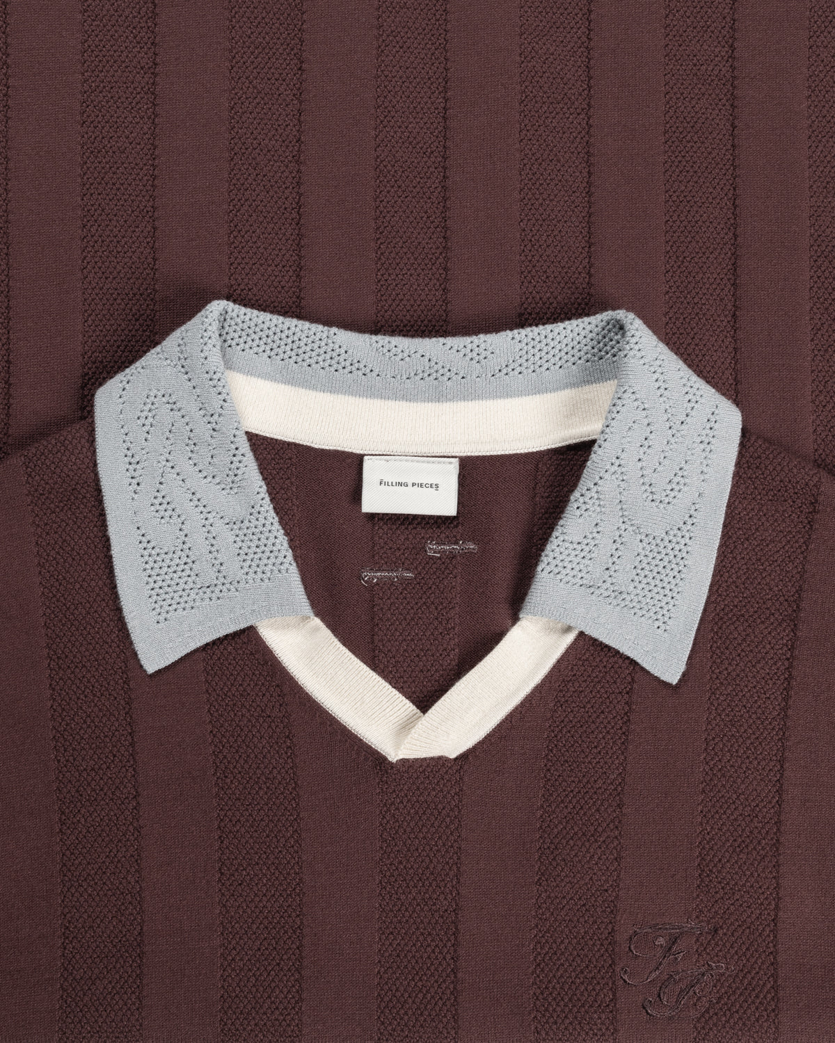 Knit Football Jersey Bitter Chocolate - Image 3