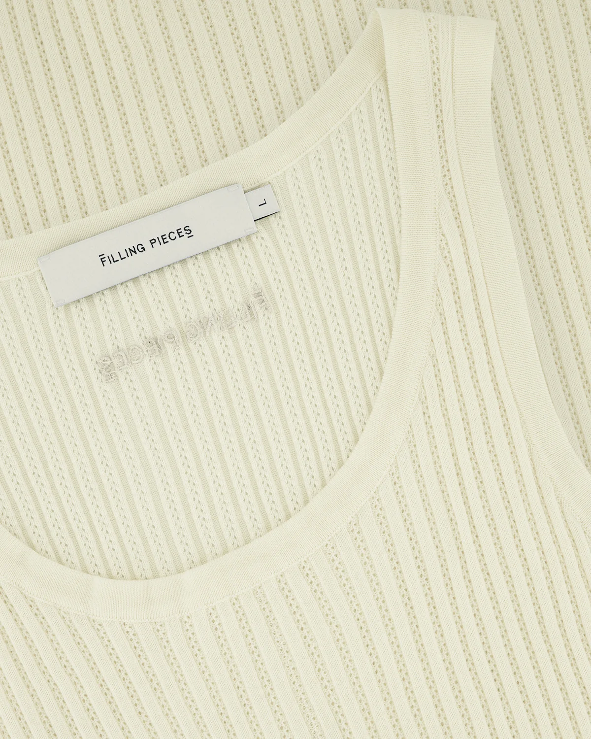 Knit Tank Top Antique White - Image 3