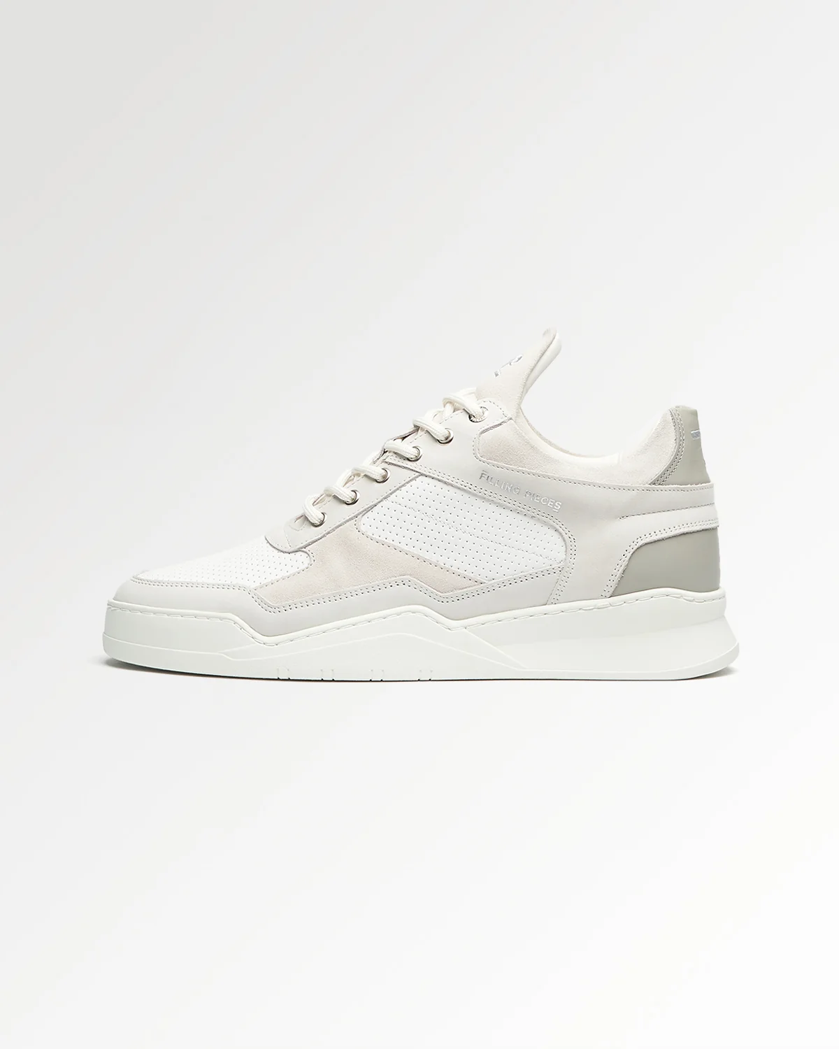 Low Top Ghost Paneled White