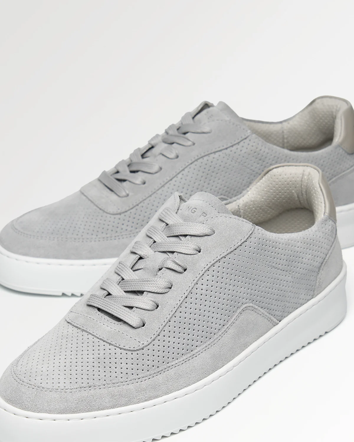 Mondo Suede Perforated Grey - Image 3