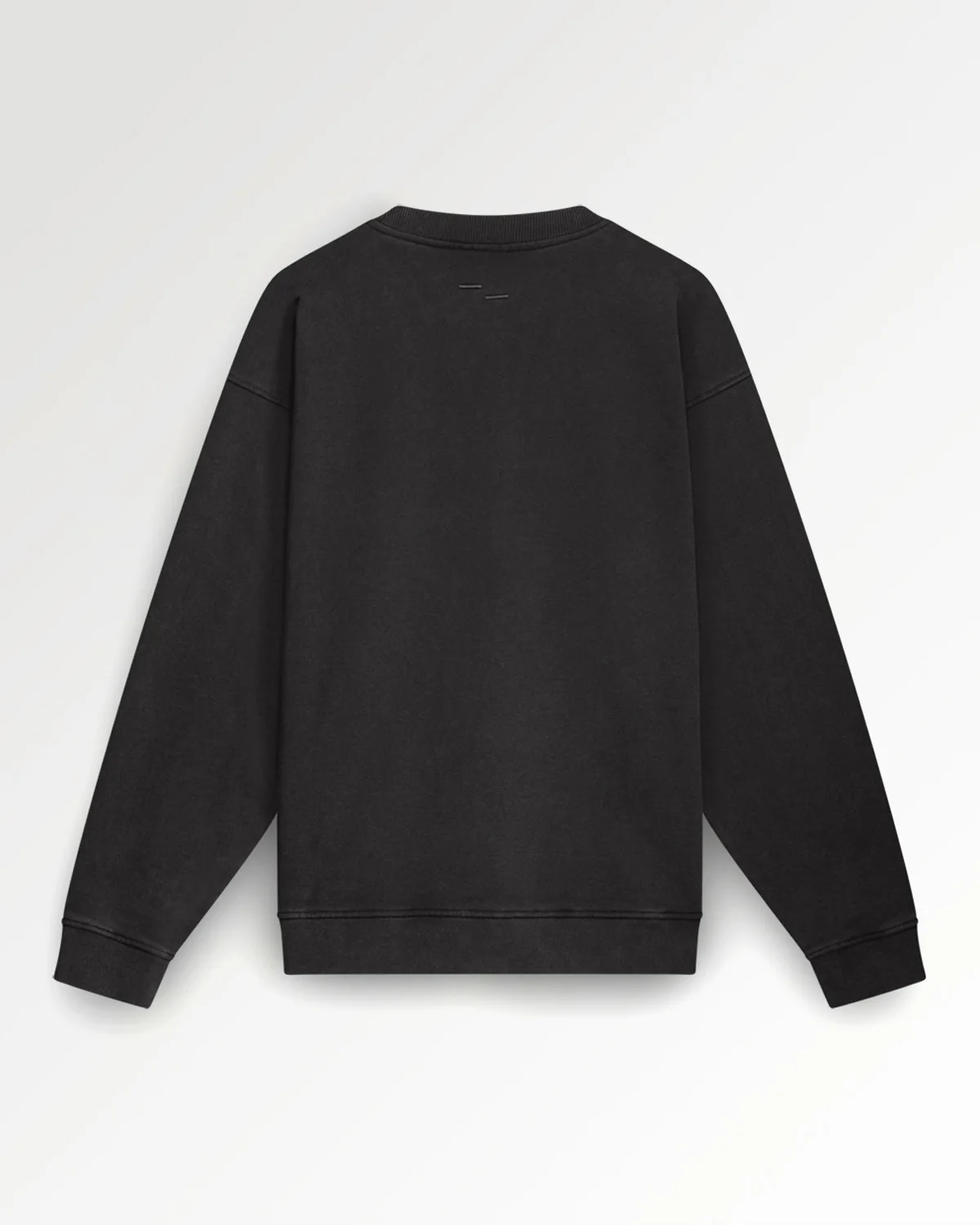 Sweatshirt Boxy Embroidered Vintage Black - Image 3