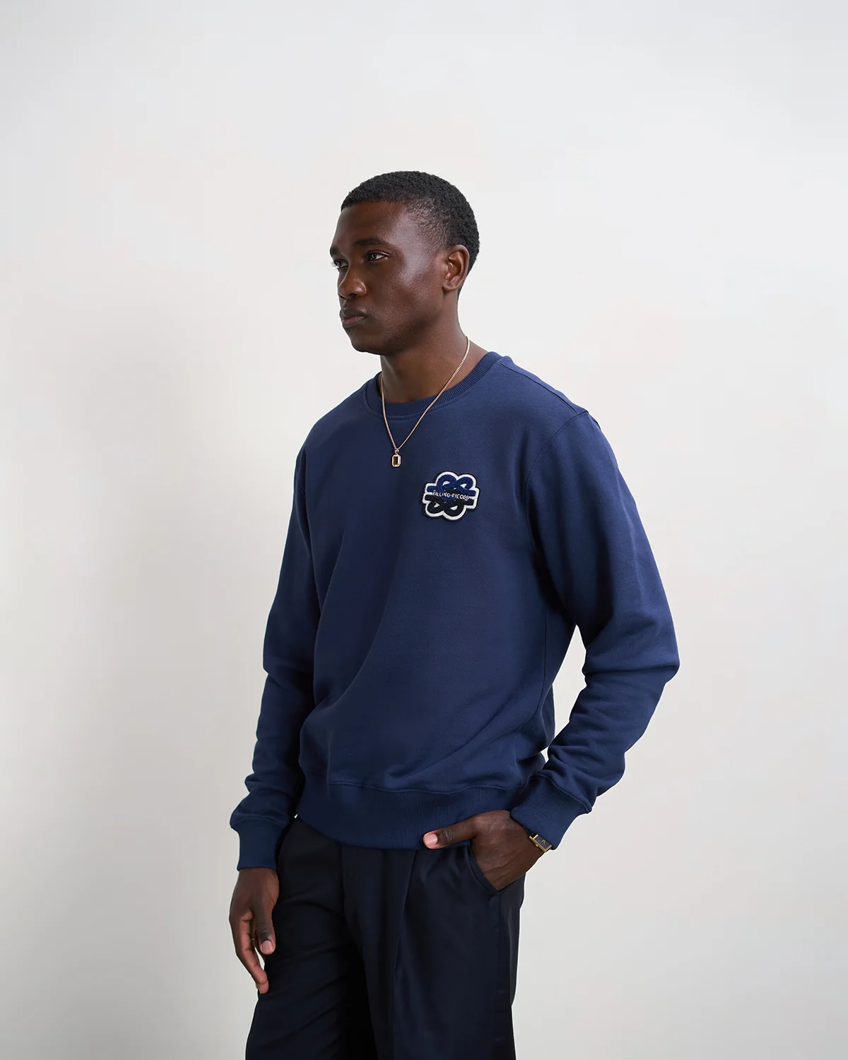 Sweatshirt Gowtu Tonal Navy - Image 2