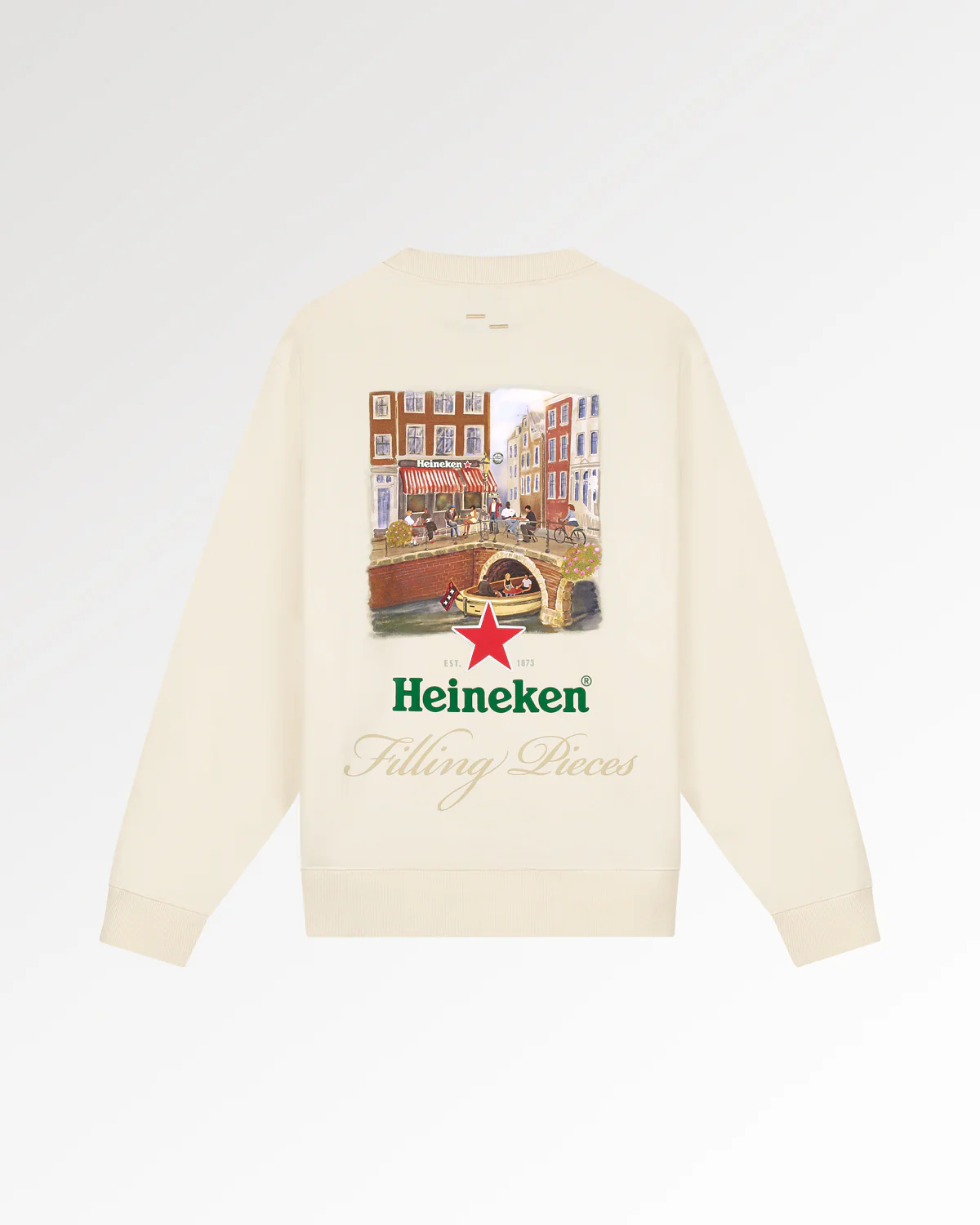 Sweatshirt Heineken Cafe Antique White