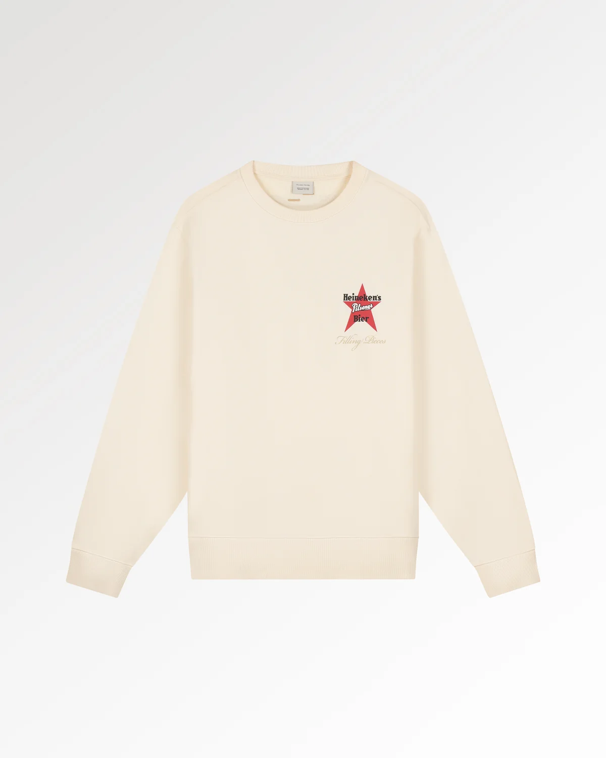 Sweatshirt Heineken Vintage Logo Antique White - Image 2