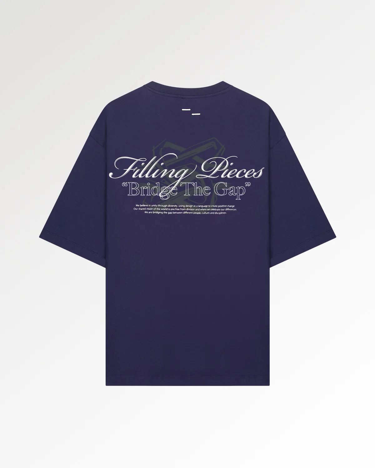 T-Shirt Boxy Bridge the Gap Maritime Blue