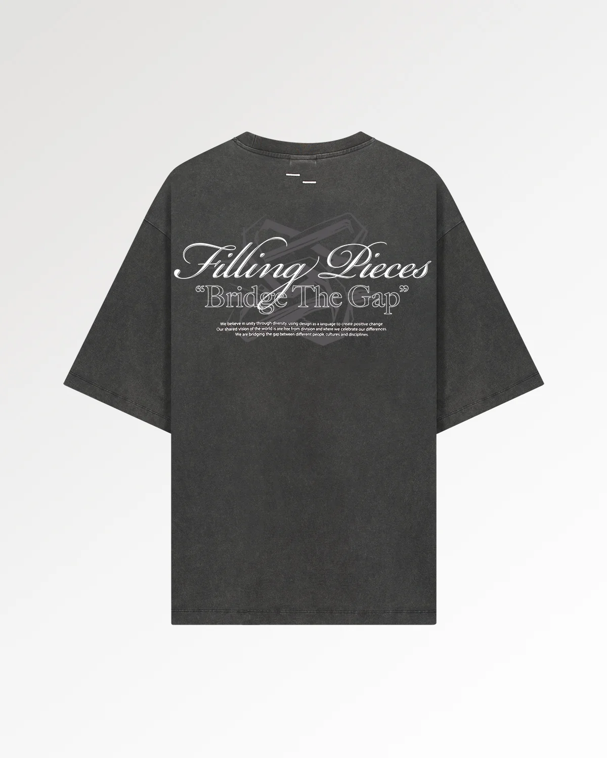 T-Shirt Boxy Bridge the Gap Vintage Black