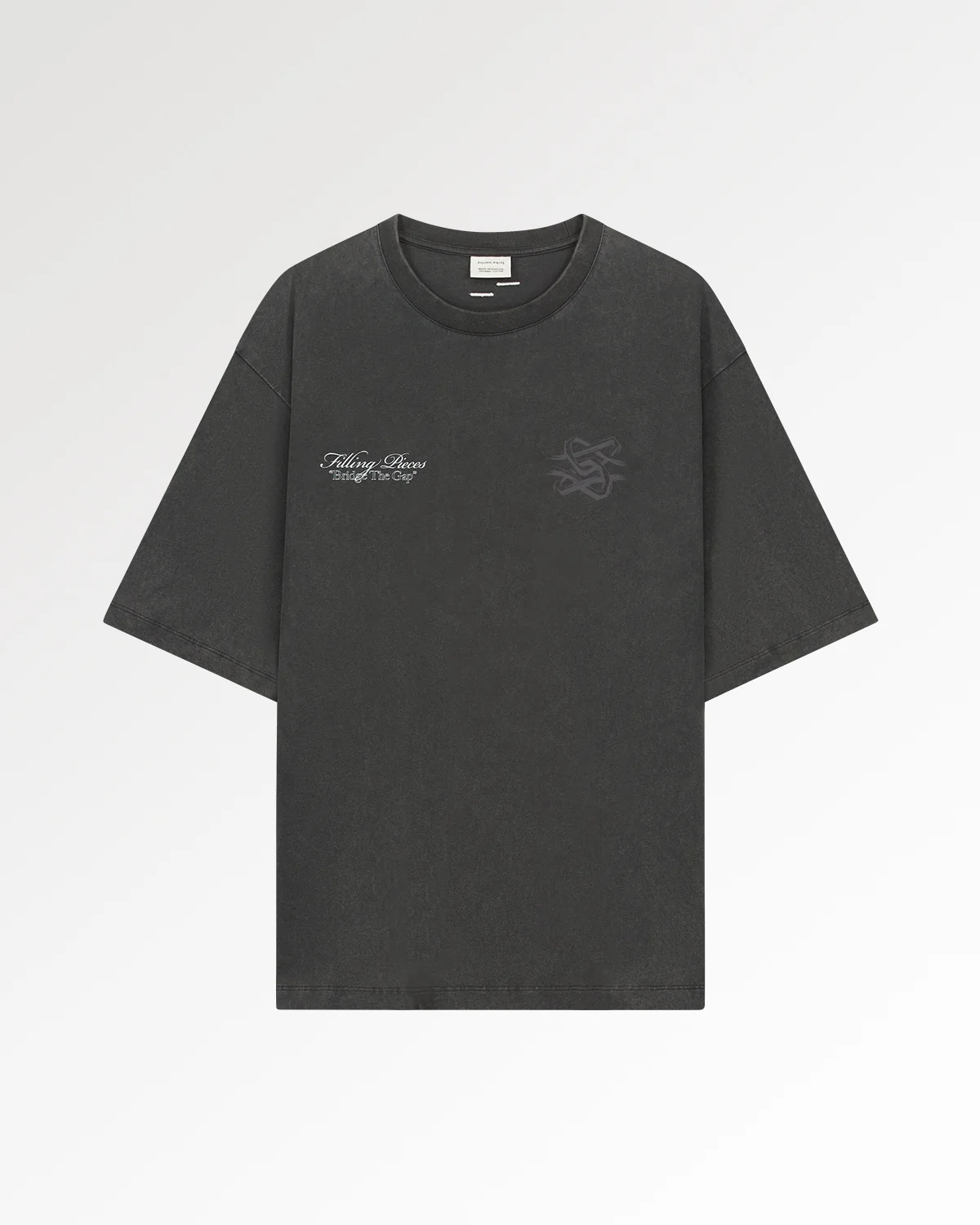 T-Shirt Boxy Bridge the Gap Vintage Black - Image 2