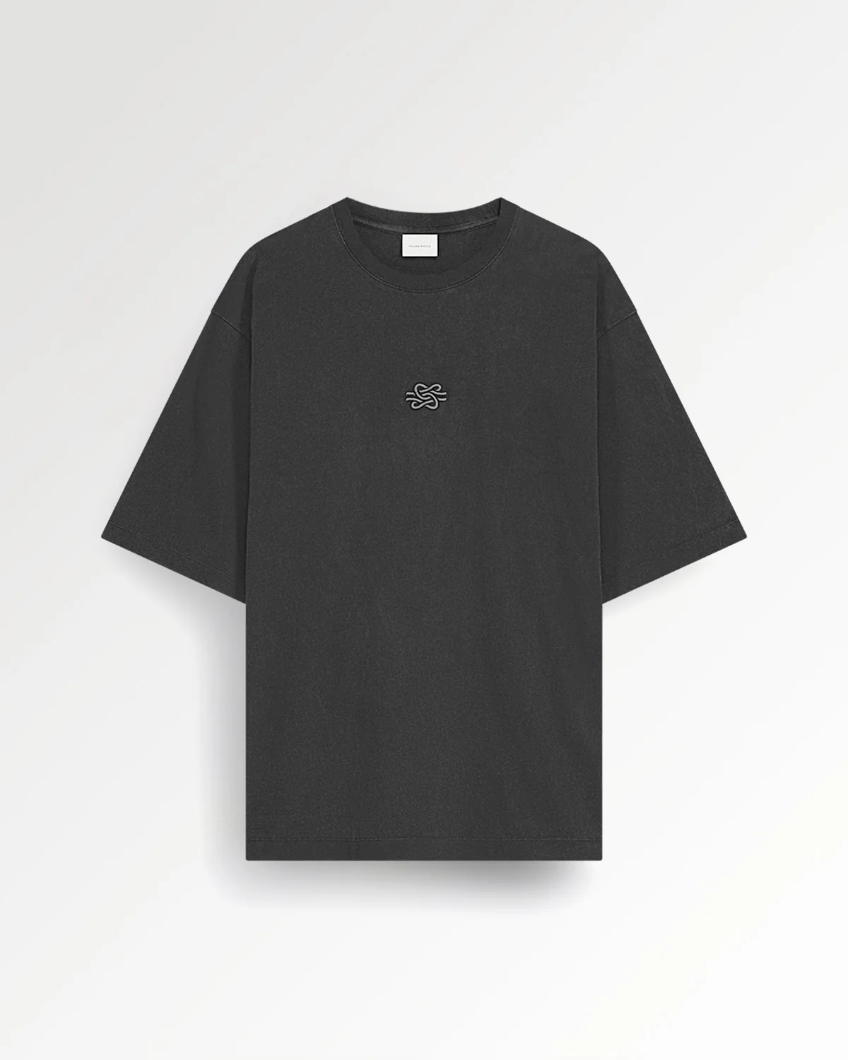 T-shirt Boxy Embroidered Vintage Black - Image 3