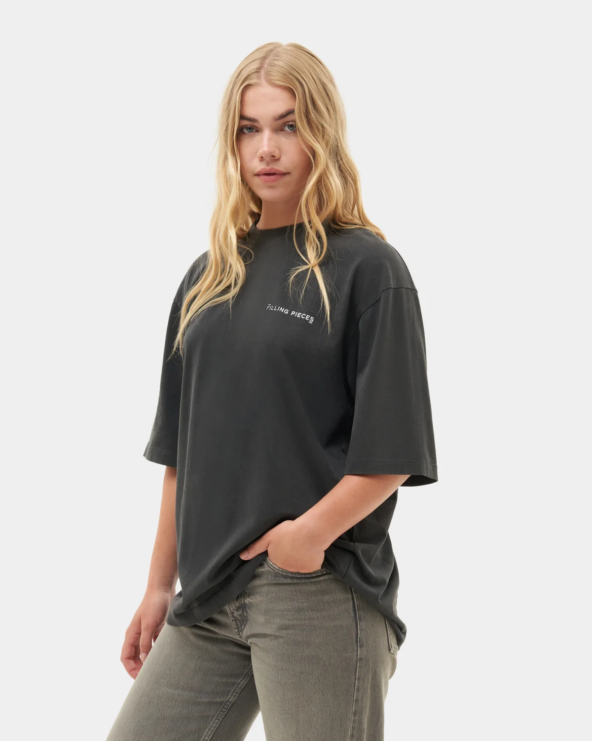 T-Shirt Boxy Vintage Black - Image 7