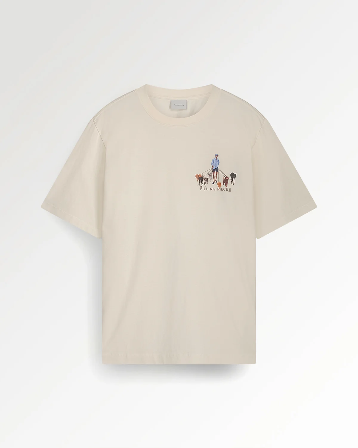 T-shirt Dog Walker Antique White - Image 3