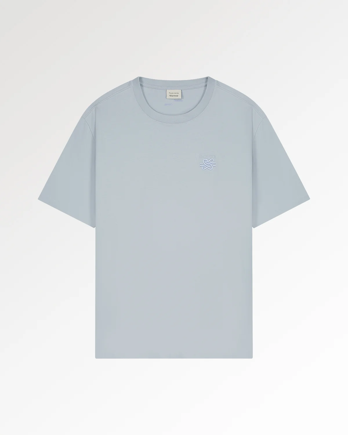 T-Shirt Embroidered Knot Celestial Blue