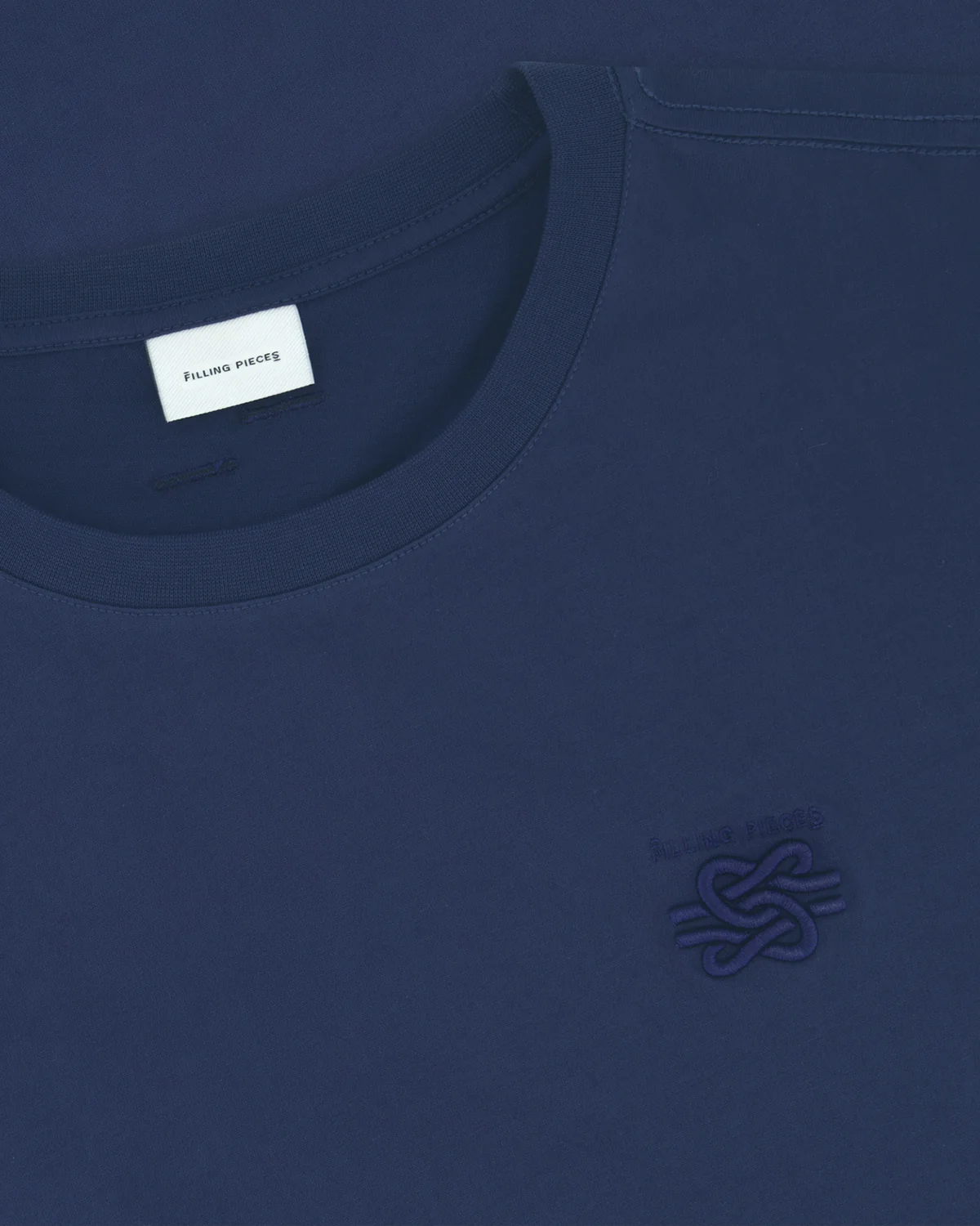 T-shirt Embroidered Knot Navy - Image 4